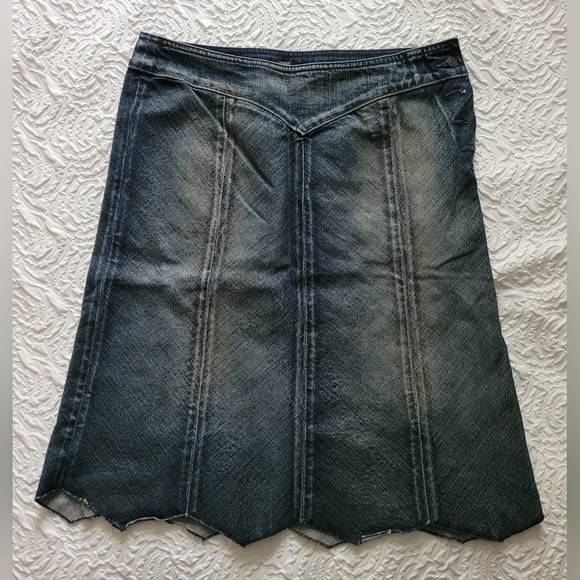 7 For All Mankind jean skirt - Picture 1 of 9